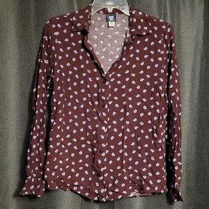 Route 66 button up blouse